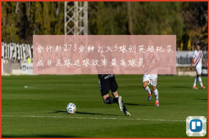 舍什科273分钟打入5球创英超纪录成非点球进球效率最高球员